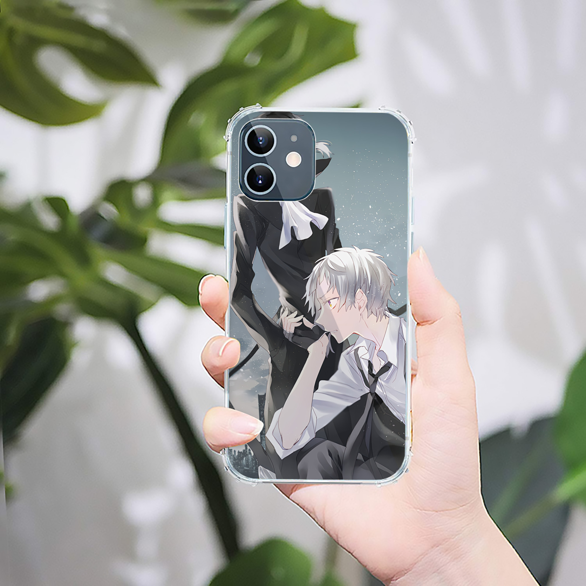 （画像用） 文豪ストレイドッグス Bungo Stray Dogs 【iPhone 12シリーズ対応】透明スマホケース（クリアソフトケース）